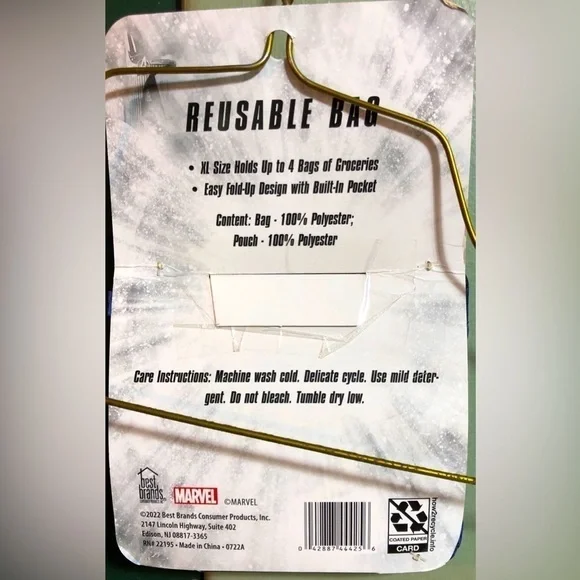 ⛱️Marvel’s Wakanda Forever Black Panther Reusable Bag Beach Pool Sleepovers - Picture 7 of 7